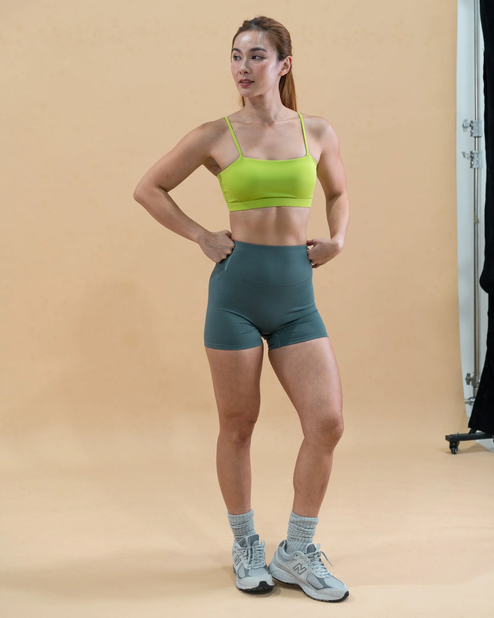 Agility Biker Shorts 3.5" - Hailstorm (MINTSKIN) - Image 7