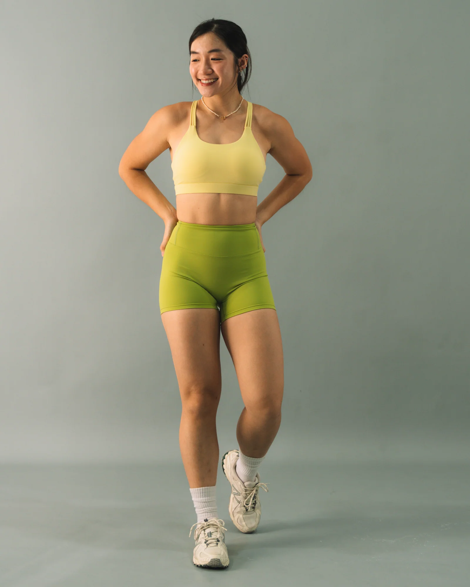 Agility Biker Shorts 3.5" - Pear (BUILT-TO-BAR) - Image 6