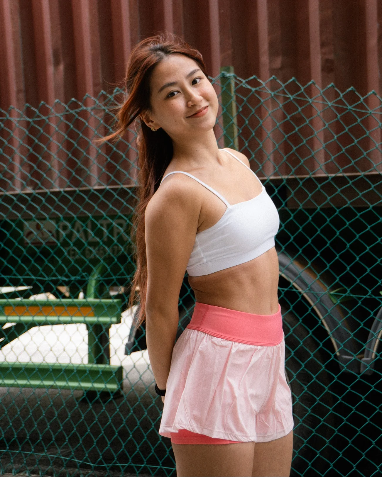 Bandeau Twist 2.0 Adjustable Sports Bra - White - Image 7