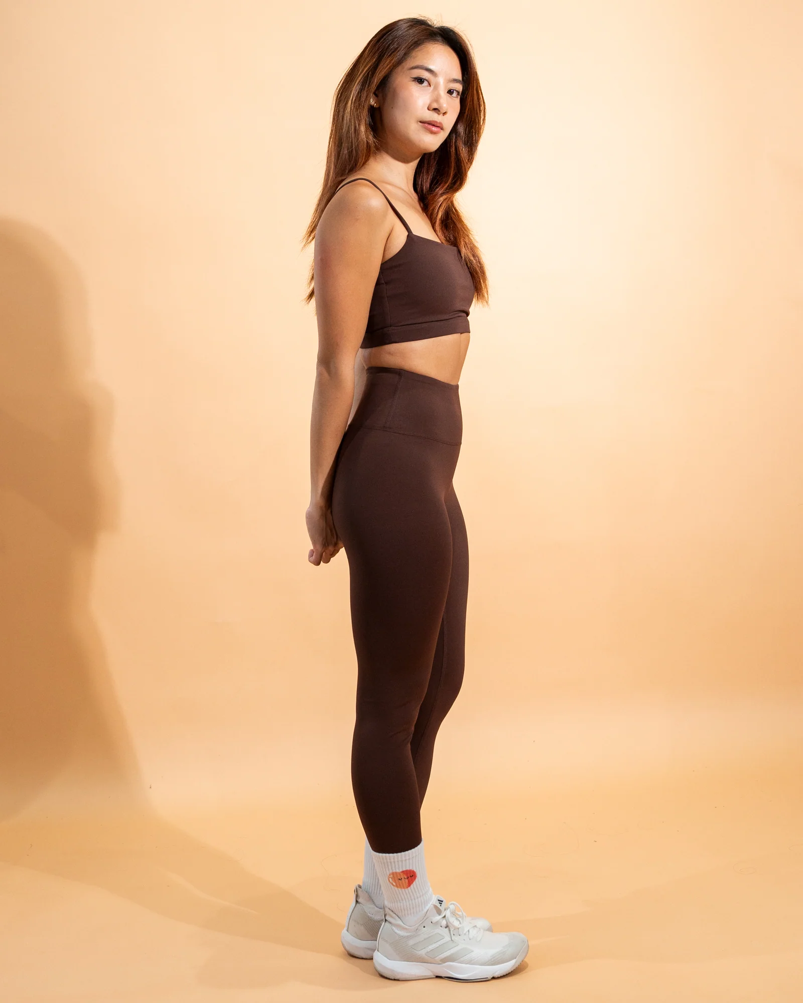 Bandeau Twist Sports Bra - Dune - Image 7