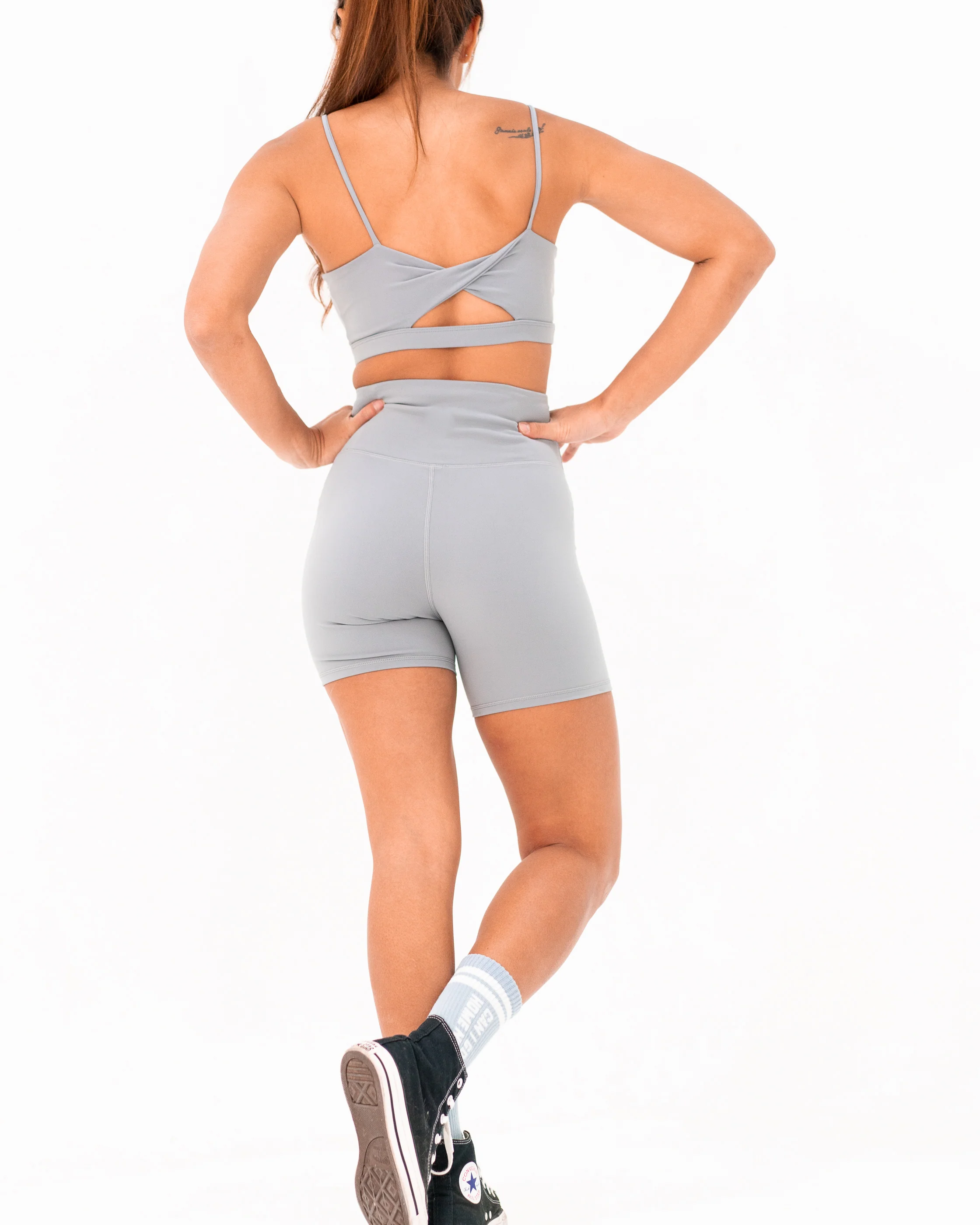 Bloom 1.0 Shorts 6" (Extra High-Waisted) - Pigeon - Image 12
