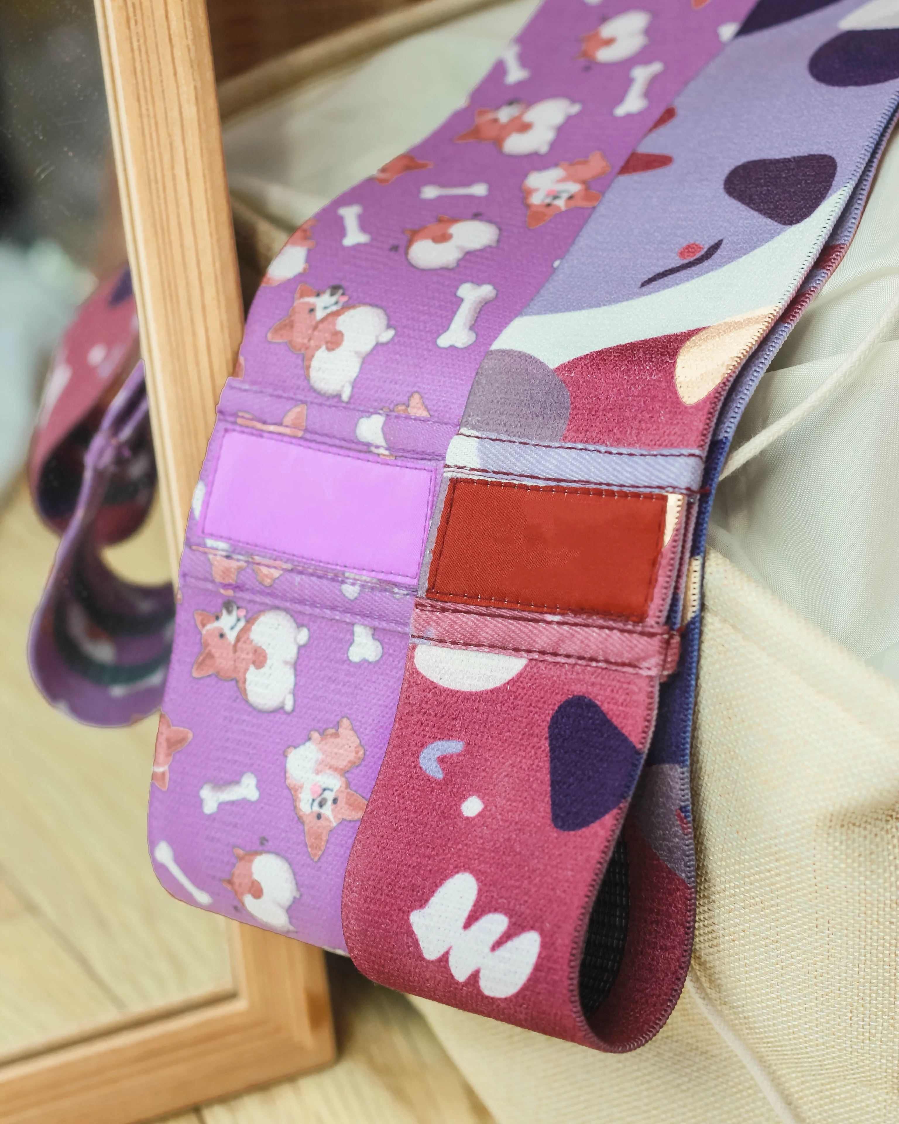 Corgi Print / Medium Resistance Hip Band - Image 4