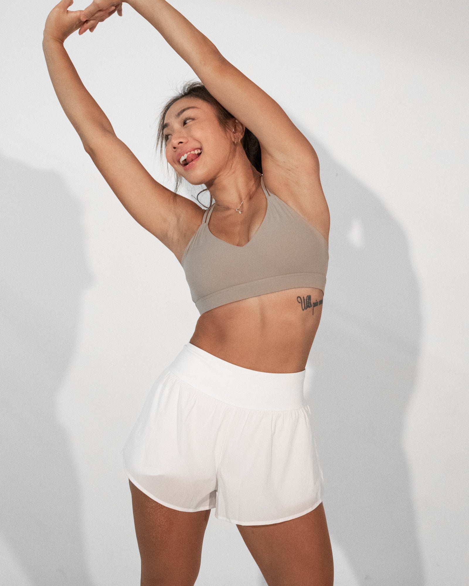 Rise and Shine 2.0 Sports Bra - Taupe - Image 6