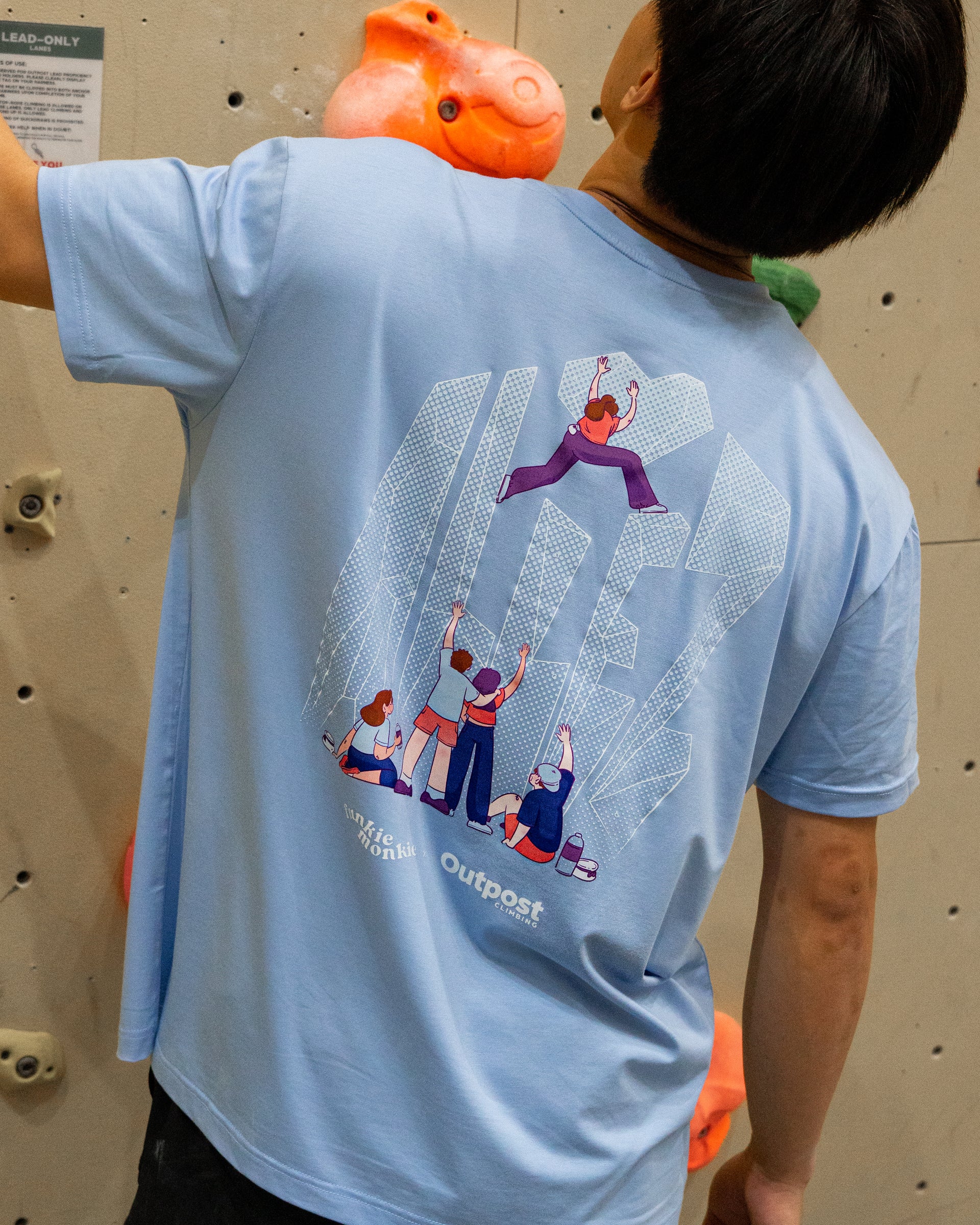 Allez! Training Shirt (Funkiemonkie x Outpost Climbing) - Image 9
