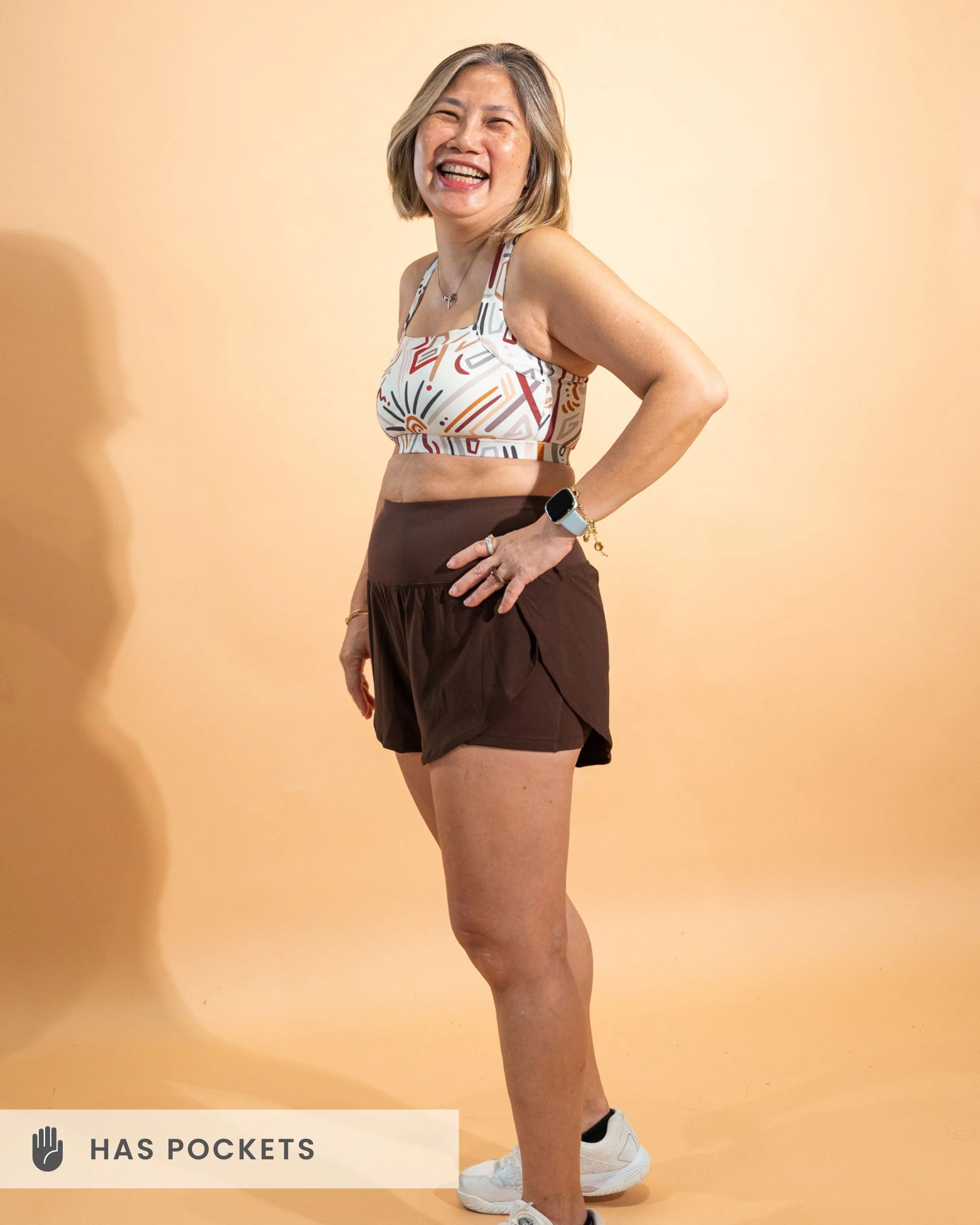 Swift Strides Running Shorts 2" - Dune - Image 3