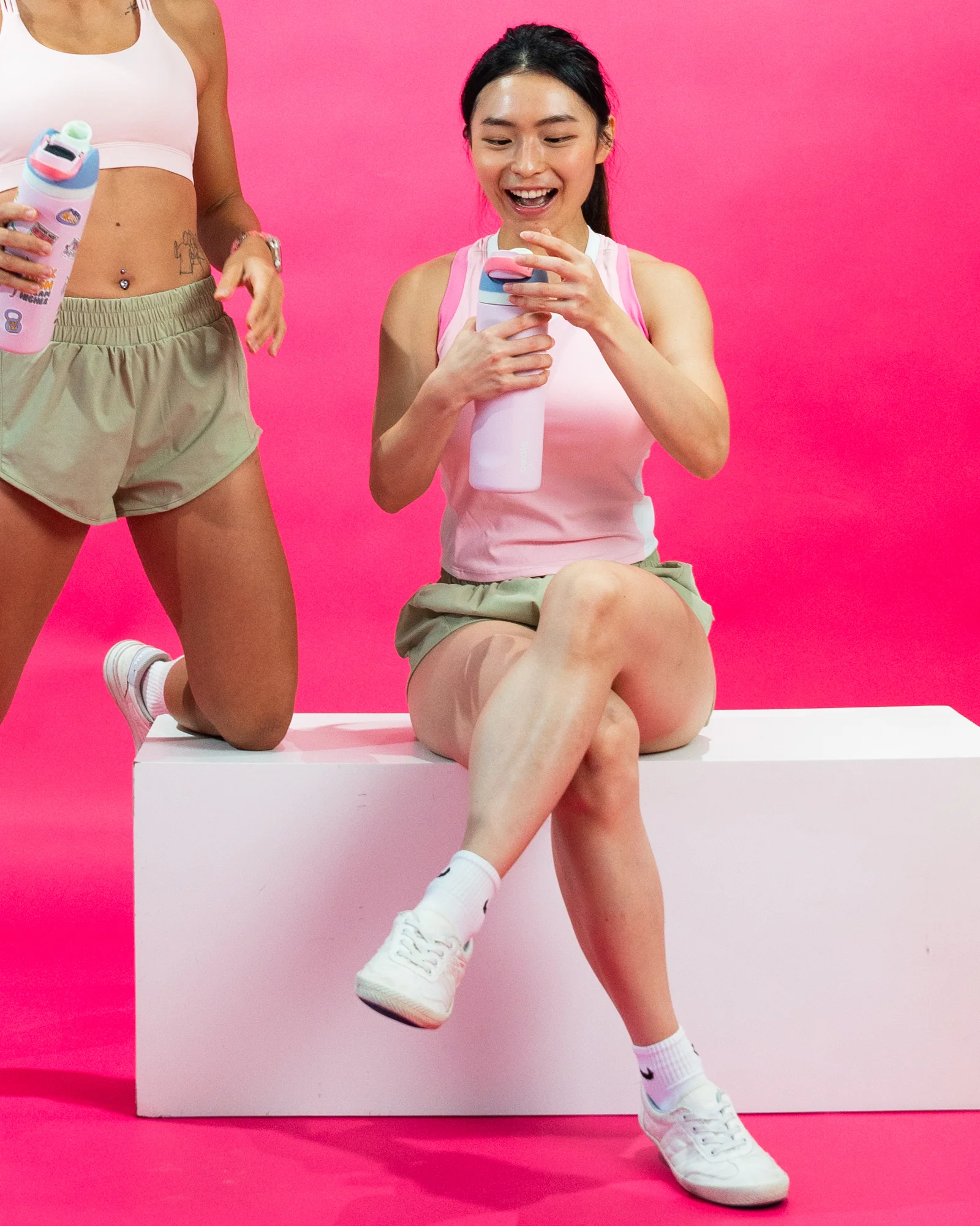 Recharge Padded Tank Top - Powder Pink - Image 12